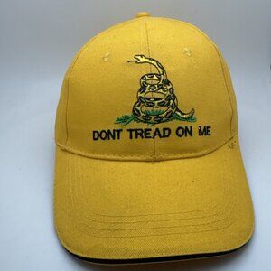 Don’t Tread On Me Hat Cap Adjustable Yellow
